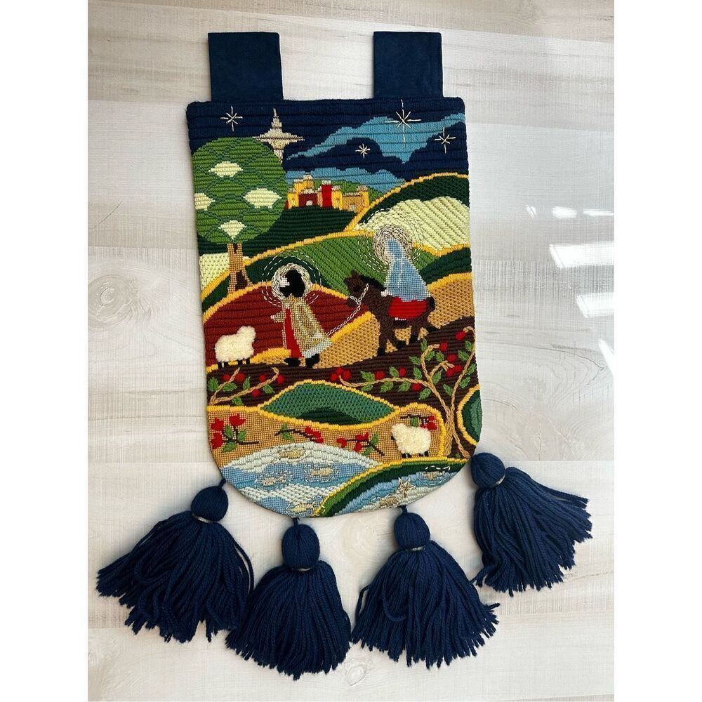 Bethlehem Cross Stitch Banner